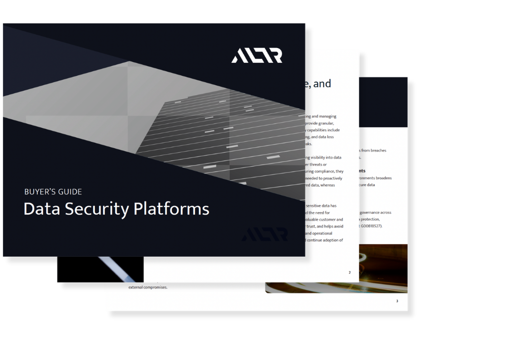 Data Security Platform Buyer's Guide